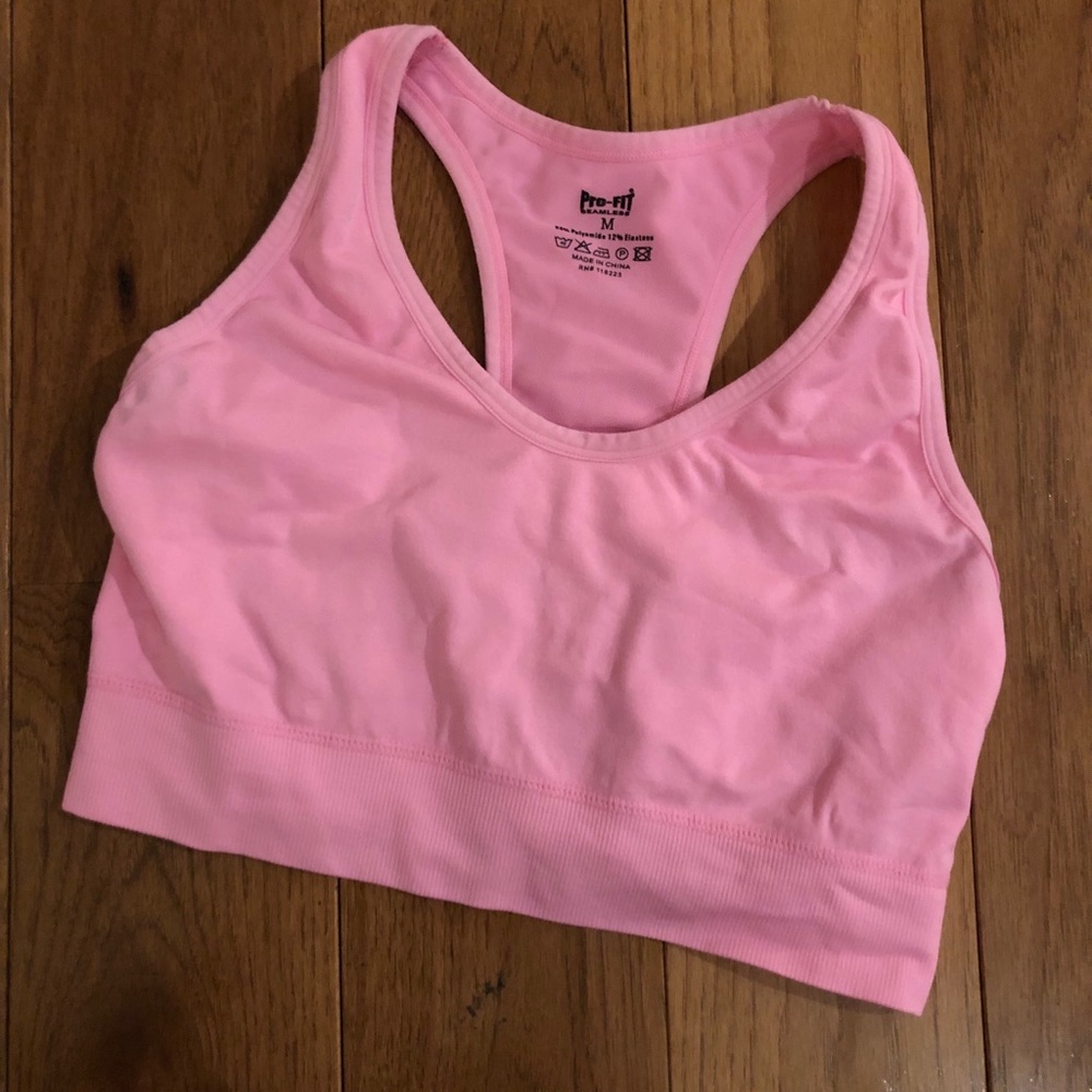 Strappy sports bra